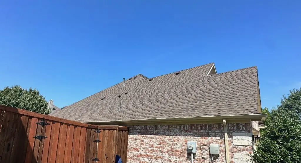 Completed roof replacement project in Rockingham